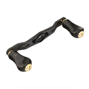 HEIGHTEN海腾垂钓渔轮纺车水滴双摇臂手柄改装碳纤维摇把握丸