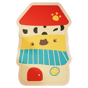 猫抓板墙贴立式耐抓不掉屑猫抓垫攀爬解闷沙发保护垫磨爪蹭痒玩具