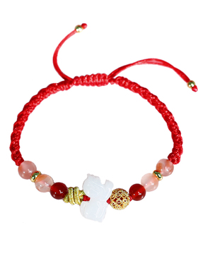 2026年三六合生肖红绳本命年手链