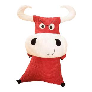 可爱勇敢牛牛毛绒公仔布娃娃女孩抱着睡觉大抱枕男生副驾驶玩具偶