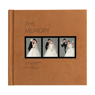 高端婚纱照皮质相册做结婚照纪念本定制影楼写真照片精修入册制作