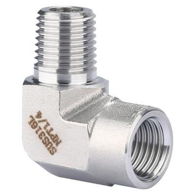 316L高压加厚模锻体内外丝弯头