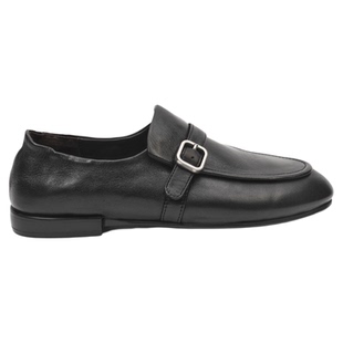 UDV2025秋季新款水洗牛皮乐福鞋女复古棕色小皮鞋小众文艺女鞋