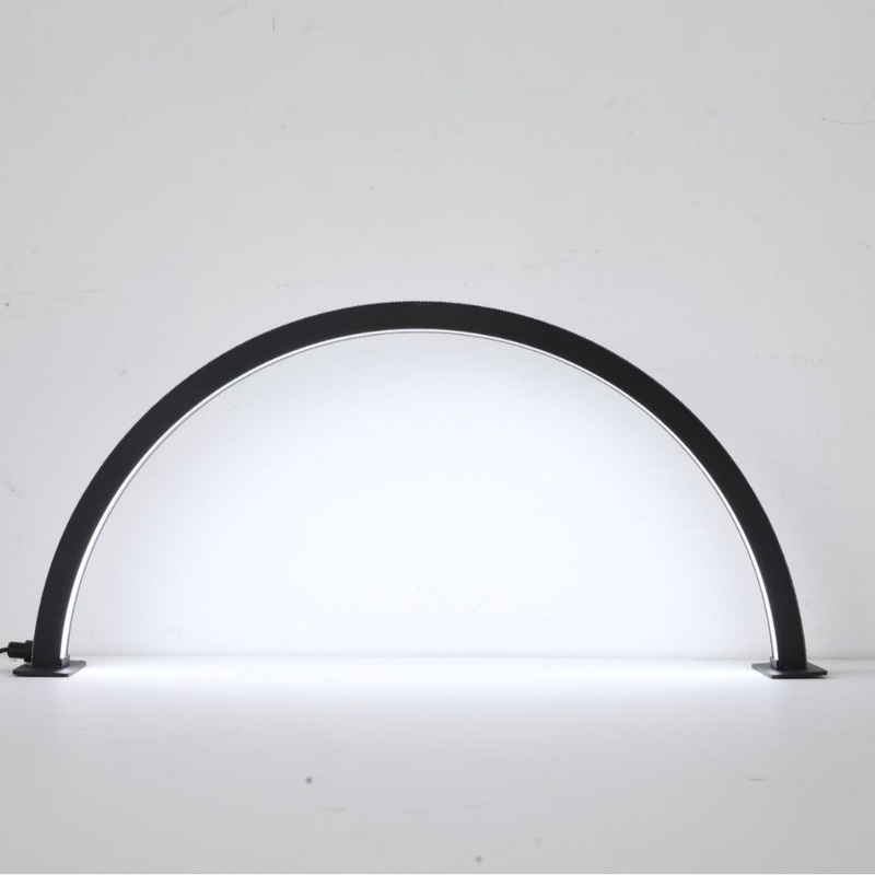 半月美甲灯护眼LED冷光灯美容院工作灯具照明桌面美甲台台灯批发