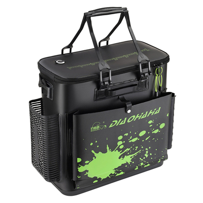 钓哈哈新型活鱼桶大容量野钓专用装鱼桶一体成型加厚双肩背鱼护桶