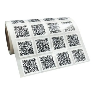 好友二维码贴纸定制流水号不干胶打印微商广告条码食品小标签防水