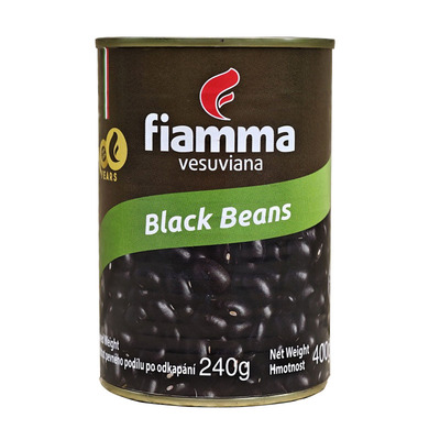 意大利产火山黑芸豆罐头已熟黑豆