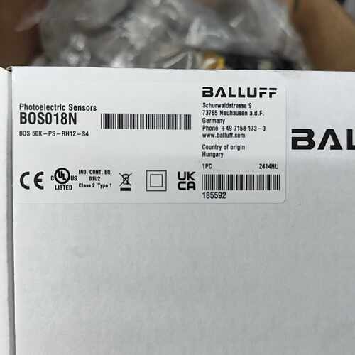 巴鲁夫光电开关BOS018N，BOS 50K-PS-RH12