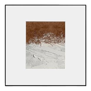 现代高级感民宿酒店装饰画中古风客厅餐厅晶瓷画定制方形软装挂画