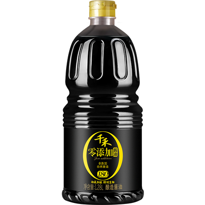 千禾零添加酱油180天酿造家用