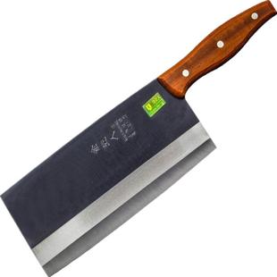 金立人锰钢菜刀厨师刀锰钢桑刀家用菜刀切片刀厨师专用单立人菜刀