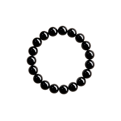 【100%官方正品】天然黑曜石散珠