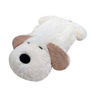 小狗狗抱枕玩偶毛绒玩具女生睡觉专用长毛公仔床上靠坐垫生日礼物