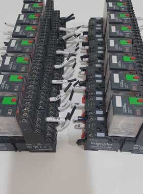 lot of 16 pcs Schneider RXM4AB1B7 , RXZE2S114M