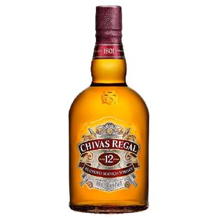 Chivas芝华士12年威士忌英国苏格兰进口特醇洋酒特调和烈酒1000ml