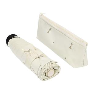 天堂伞超轻碳纤维遮阳伞晴雨两用黑胶防晒伞折叠雨伞女轻便太阳伞