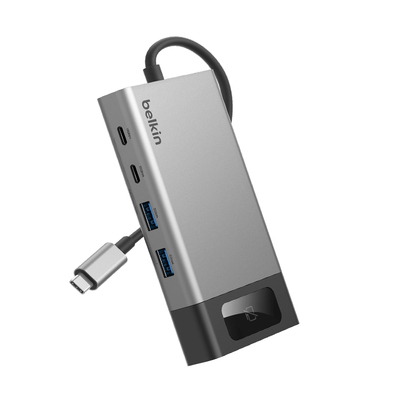贝尔金USB-C多口8合1便携拓展坞