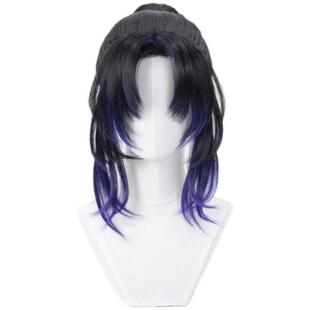 ND家】蝴蝶忍 T色渐变 鬼灭之刃 角色款cos假发 蝴蝶头饰