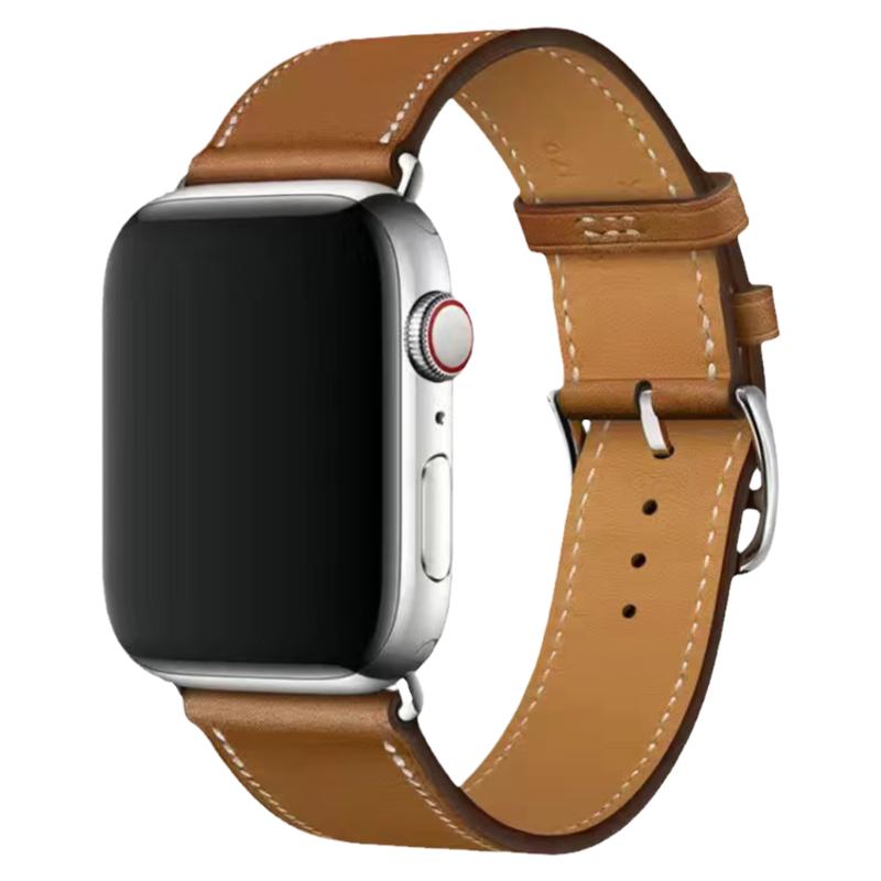 Iwatch4/5/6/7真皮大象灰表带潮流时尚手表带Iwatch表带45mm