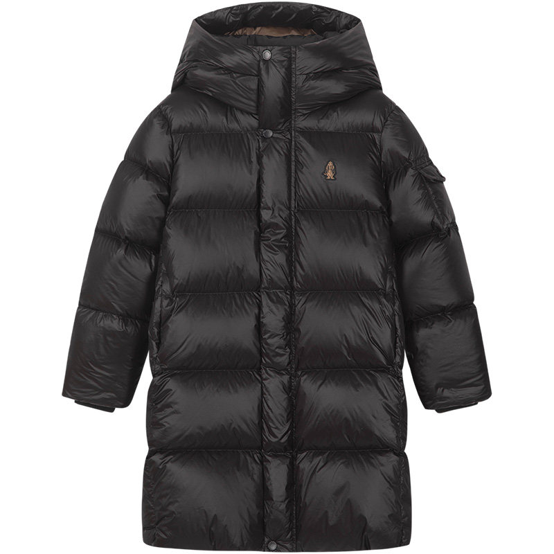 【加厚保暖】暇步士童装儿童长款三防羽绒服男大童厚实女童户外服