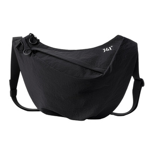 361°斜挎包女包2026新款休闲百搭轻便大容量帆布饺子包单肩背包