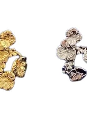 繁花开口立体花朵小众复古花团锦簇冷淡风指环ins风戒指