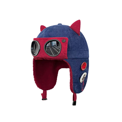 儿童雷锋棉帽子2025新款冬季大男孩宝东北防寒护耳痞帅气炸街冬天