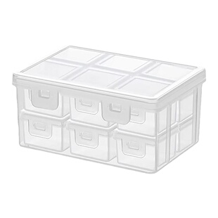 小药盒便携式药品分装盒迷你密封维生素盒子早中晚随身分类收纳盒