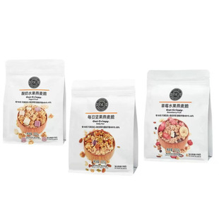 【顺丰包邮】许昌胖东来代购每日坚果酸奶水果草莓燕麦脆320g礼盒