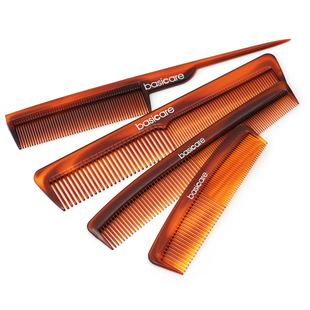 basicare贝西凯尔 防静电 圆润梳齿 厚实有质感 尖尾宽齿疏密发梳