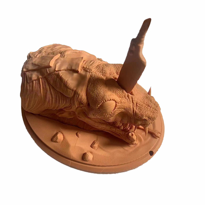高质感高精度头雕红蜡树脂锦朝