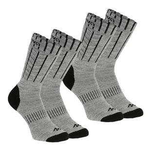 迪卡侬羊毛保暖袜子男袜女袜儿童袜冬季加厚中筒袜运动袜2双ODS