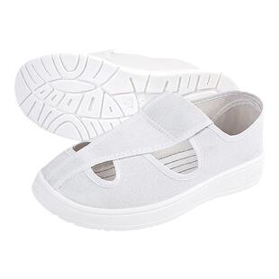 防静电鞋加厚软底无尘鞋洁净鞋工作鞋电子厂蓝白色男女款透气鞋子