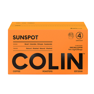 柯林数字精品挂耳咖啡粉4号 太阳黑子深度烘焙拼配黑咖啡粉20袋装