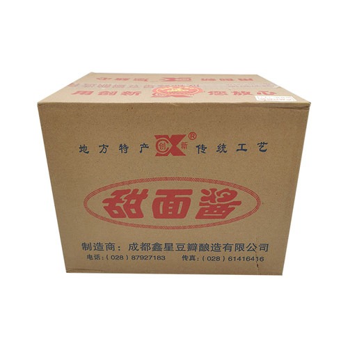 创新甜面酱350g*24瓶整箱重庆杂酱面酸辣粉卤肉卷美味烤鸭蘸酱