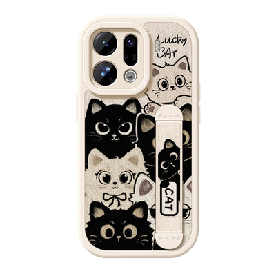 适用oppofindx9手机壳带支架腕带