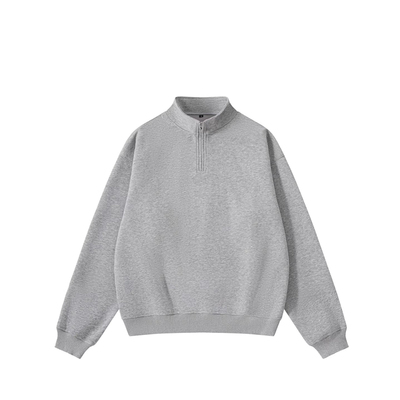 GcBrand Lab Sweater 复古主题元素 基础款 立领 半拉链 长袖卫衣