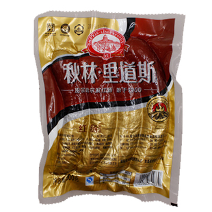 秋林里道斯正宗哈尔滨红肠500g东北特产果木熏烤烟熏味肥瘦相间