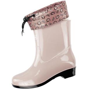 回力雨鞋女时尚款外穿水鞋女士雨靴短筒中筒防水防滑胶鞋轻便套鞋