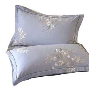 全棉加厚磨毛枕套一对装儿童纯棉枕头套单个48x74cm枕头芯内胆套