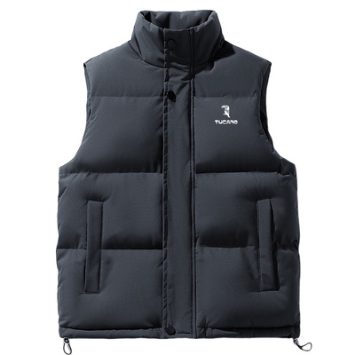 啄木鸟棉马甲男2025新款背心外穿