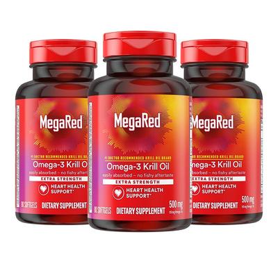 Megared磷脂型Omega-3纯净磷虾油