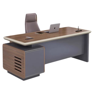 老板桌办公桌椅组合办公室董事长总裁桌现代简约主管单人桌大班台