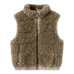 premium巴拉巴拉男童羽绒马甲儿童鹅绒服仿羊羔绒外套2025冬童装