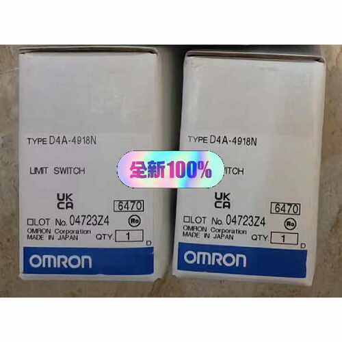 议价Omron/欧姆龙限位开关D4A-4918N