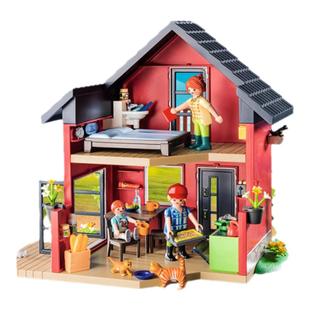 playmobil摩比世界儿童玩具过家家农舍场动物咖啡车新年礼物71441