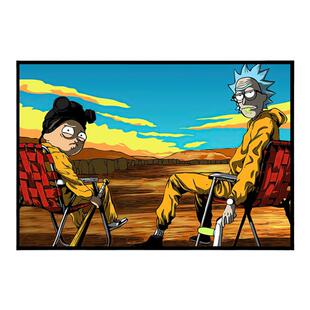 美剧绝命毒师电影海报装饰画沙发背景办公室客厅Breaking Bad挂画