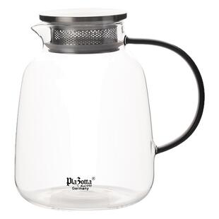 德国plazotta耐热玻璃水壶大容量1800ml冷水壶花茶壶果汁壶凉茶壶