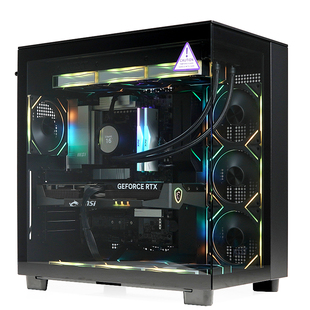 AMD锐龙R7 9800X3D微星RTX5080显卡台式H9全侧透DIY游戏电脑主机