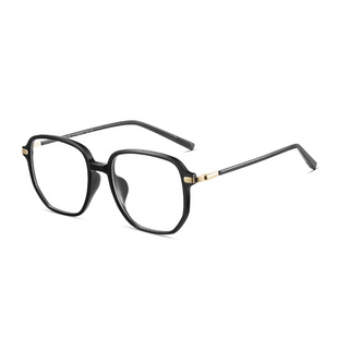 CAPONI黑框女素颜神器蔡司近视眼镜超轻大框显脸小防蓝光眼睛框架